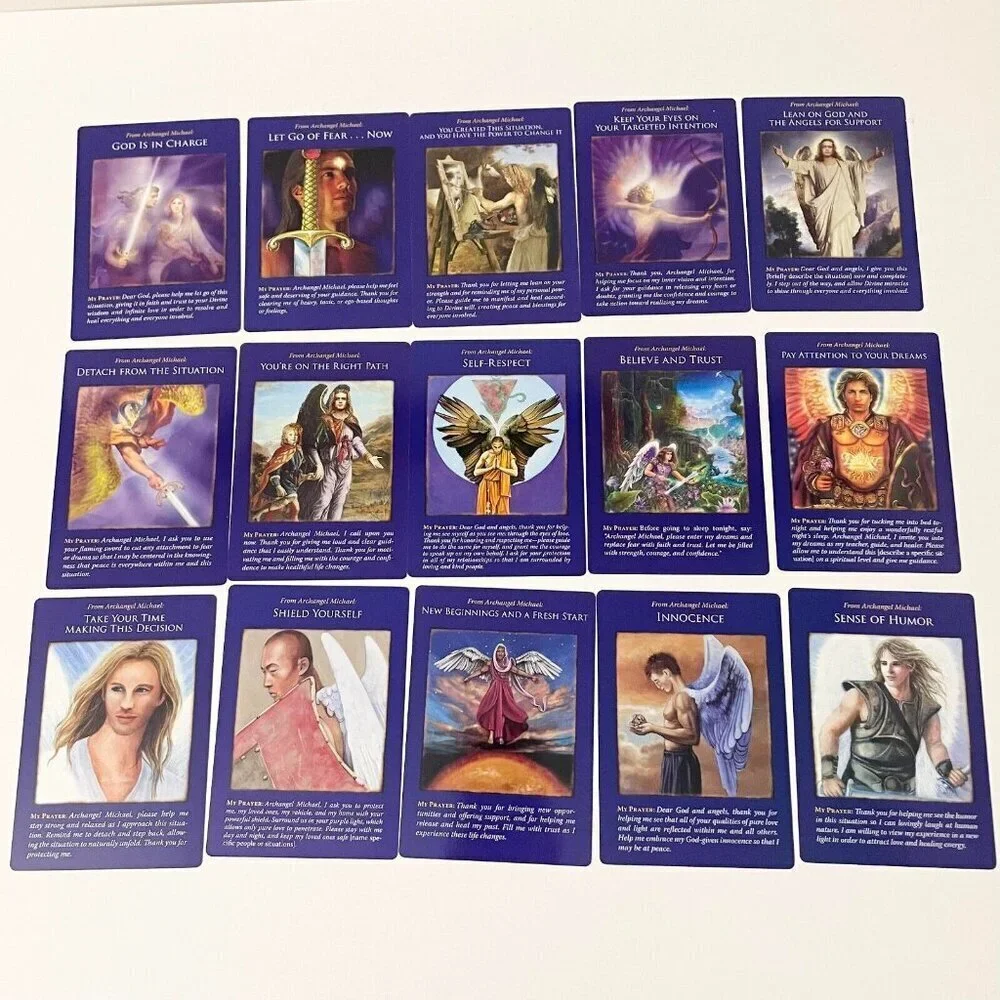 Archangel Michael Oracle Cards by Doreen Virtue 44 Card Set - Picture 11 of 16